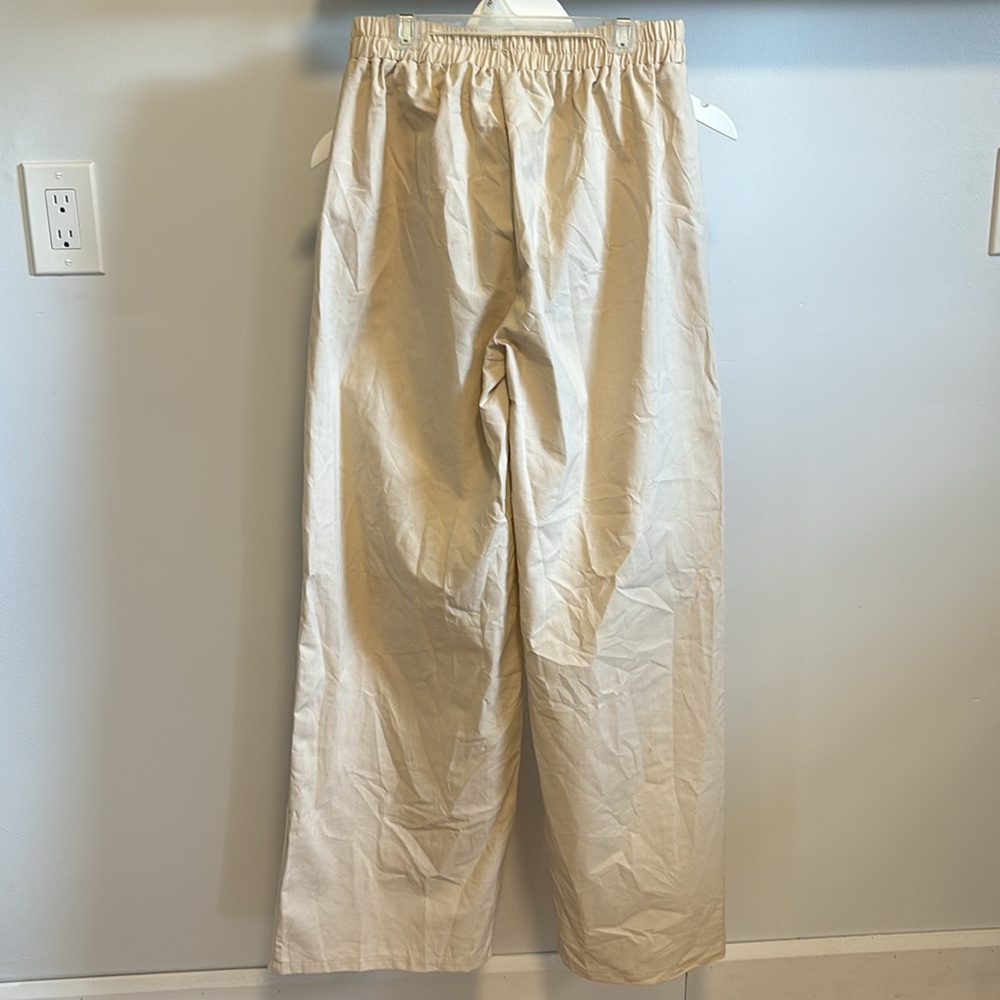 PrettyLittleThing linen blend wide leg pant. - Picture 5 of 8